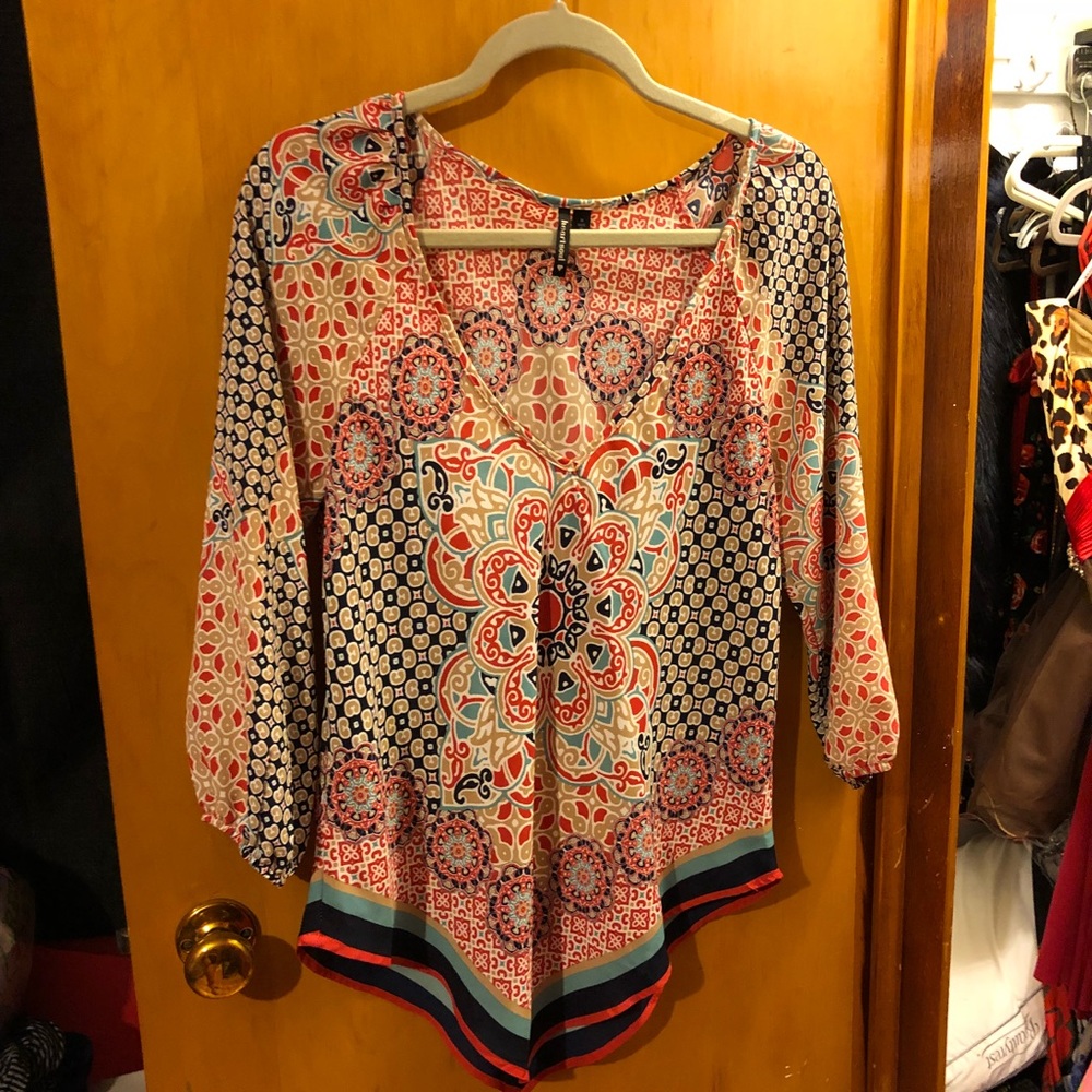 Floral patterned shirt